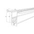Шинопровод магнитный Elektrostandard Slim Magnetic 2 м черный (a057187)