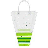 Сумка для цветов подарочная цветная