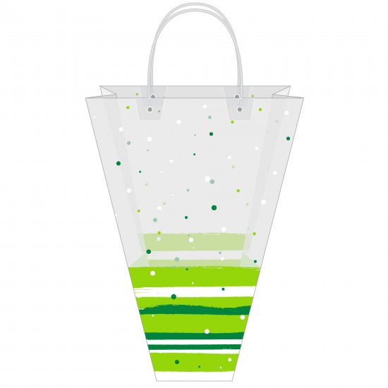 Сумка для цветов подарочная цветная