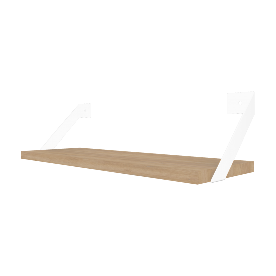 Кронштейн для полки Квинс 4x17.5 см нагрузка до 15 кг цвет белый 2 шт