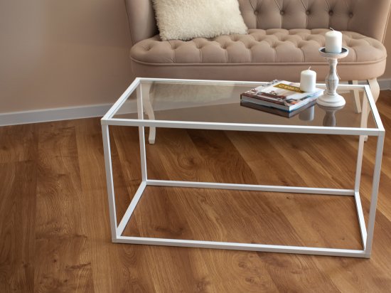 Профиль Лофт под стекло 1000 мм белый