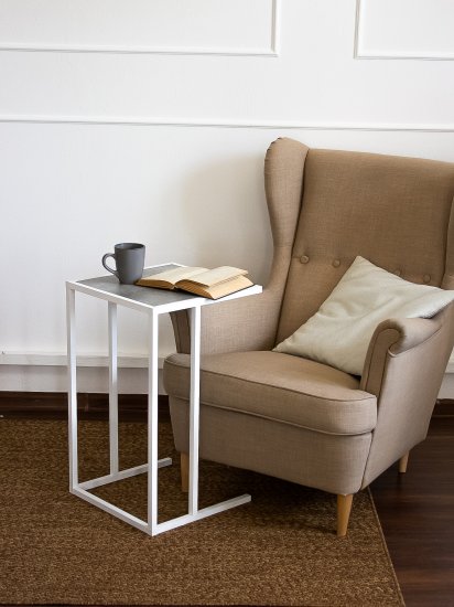 Коннектор 1 для профиля Лофт пластик белый