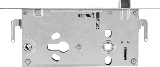 Замок врезной 16718 цвет хром/черный никель