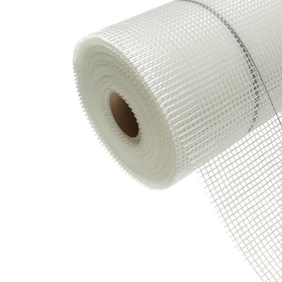 Сетка фасадная стеклотканевая ячейка 5х5 мм 1х50 м 160 г/кв.м ГОСТ