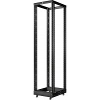 Открытая двухрамная усиленная стойка Cabeus RA-42U-1000-BK