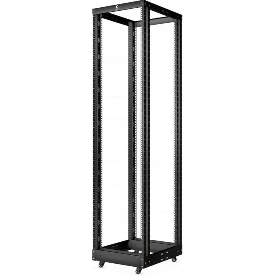 Открытая двухрамная усиленная стойка Cabeus RA-42U-1000-BK