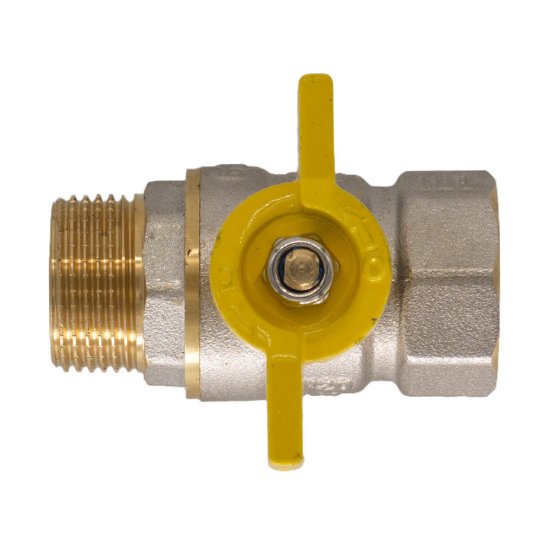 Кран шаровой газовый СТМ 1 ВР(г) х 1 НР(ш) бабочка (CGFMB001)