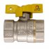 Кран шаровой газовый СТМ 1 ВР(г) х 1 ВР(г) бабочка (CGFFB001)