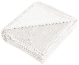 Плед Line 150x200 см велсофт цвет экрю Cream 5