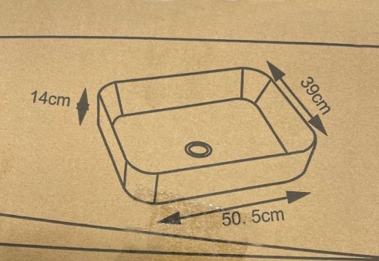 Раковина накладная Sensea Melzo Zhijie 7858