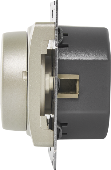 Диммер встраиваемый Systeme Electric Glossa 400 Вт цвет платина