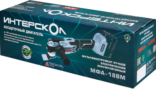 Реноватор аккумуляторный Интерскол МФА-18ВМ, 18 В, Li-ion, без АКБ и ЗУ