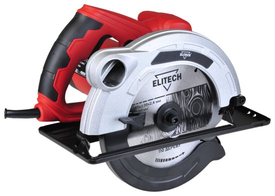 Пила циркулярная сетевая Elitech ПД 15-65, 1500 Вт, 185 мм
