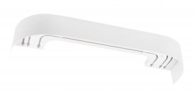Карниз трехрядный Legrand Эдельвейс 240 см пластик цвет белый матовый