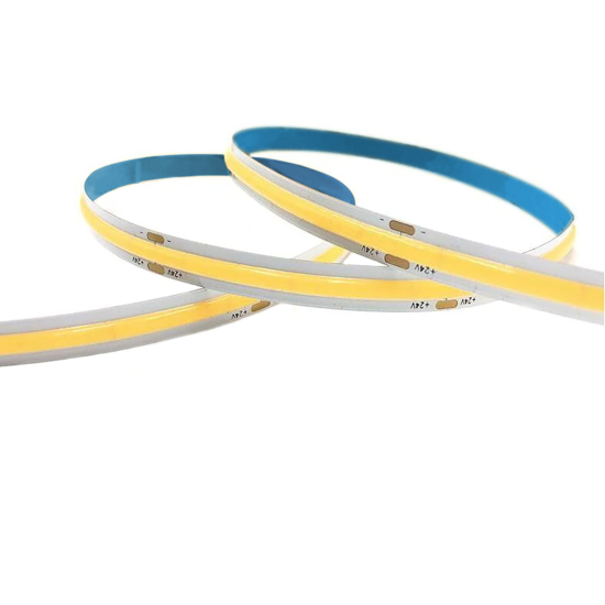 Светодиодная лента Apeyron LED COB 24В 10 мм 5м 11 Вт/м 352диод/м 1000 лм/м 3000 К теплый белый свет