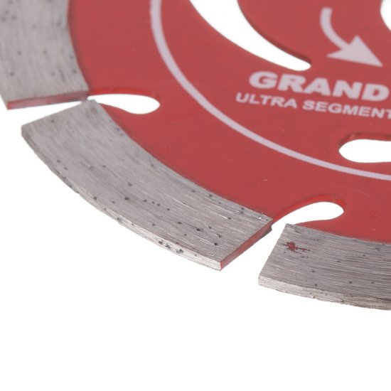 Диск алмазный по бетону Trio-Diamond Grand Ultra Segment 125х22,2х2 мм сегментный сухой рез (GUS722)