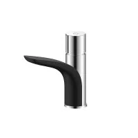 Смеситель для раковины ARGOtech Gelios хром/черный нажимной (35-04LGELIOS black G)