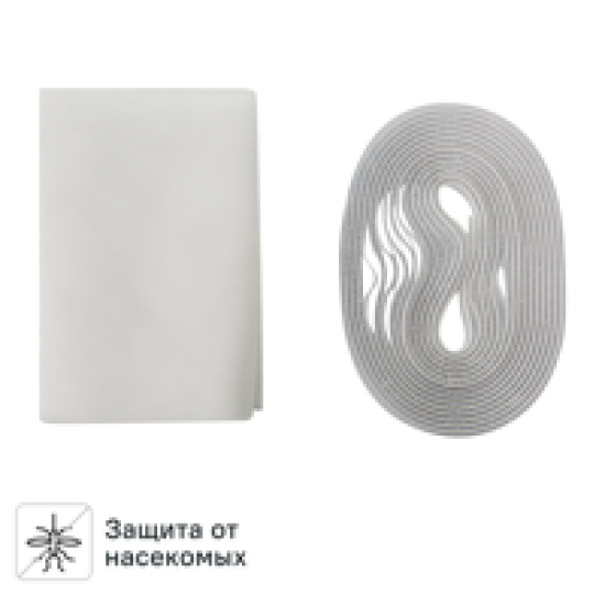 Москитная штора Artens 100x100 см белый