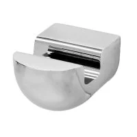 Крючок для ванной WasserKraft Kammel K-8300 одинарный на шуруп металл хром (K-8323)