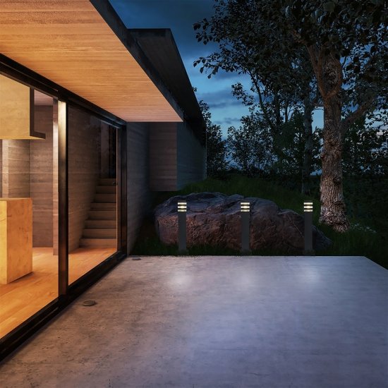 Светильник садово-парковый Elektrostandard Ignis черный 600 мм Е27 20 Вт IP54 (a035095)