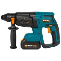 Перфоратор аккумуляторный Bort BHD-20Li-BL 1,9 Дж 20В 2х4Ач Li-Ion SDS-plus 2 АКБ и ЗУ (93412697)