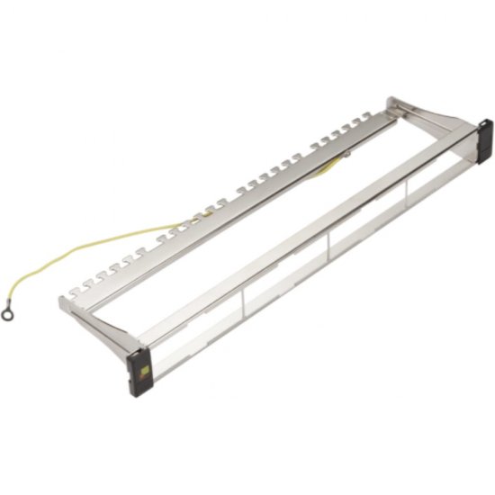 Экранированная модульная панель LANMASTER LAN-FRM-PP-STP/1U