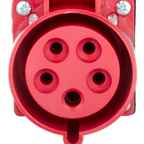 Розетка силовая угловая настенная EKF PROxima 3Р+РЕ+N 32 А 380 В IP44