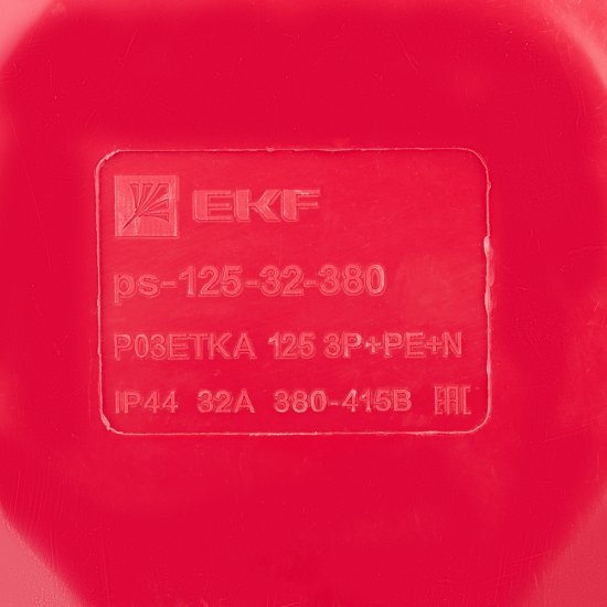 Розетка силовая угловая настенная EKF PROxima 3Р+РЕ+N 32 А 380 В IP44