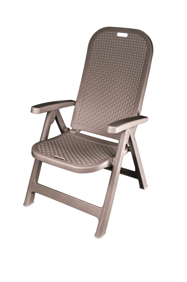 Кресло складное Adriano Discover 61x68x109 см полипропилен цвет капучино
