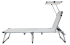 Шезлонг складной Azur 188x61x30 см алюминий/текстилен цвет бежевый