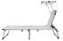 Шезлонг складной Azur 188x61x30 см алюминий/текстилен цвет бежевый