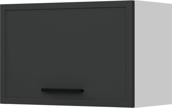 Навесной шкаф Неро 50x33.8x29 см DELINIA МДФ цвет графит