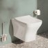 Комплект инсталляции Vitra с унитазом Zentrum Square с кнопкой хром и сиденьем дюропласт микролифт быстросъем (9875B003-7201)