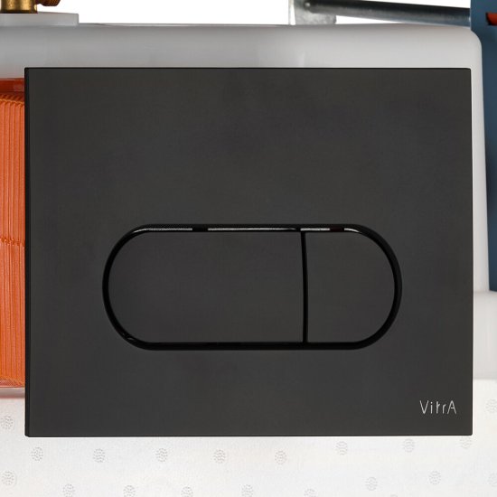 Инсталляция Vitra Core для подвесного унитаза с кнопкой черной (800-1874)