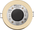 Светильник точечный встраиваемый влагозащищенный TDM Electric SQ0359-0112 под отверстие 80 мм 4 м² цвет золото