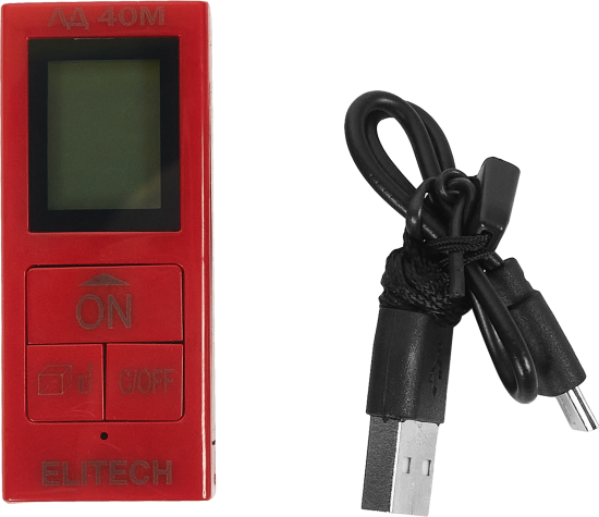 Дальномер лазерный Elitech ЛД 40М, 40 м