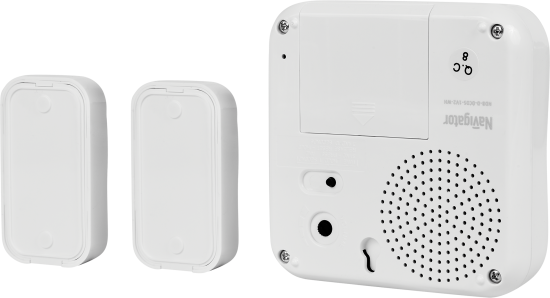 Дверной звонок беспроводной Navigator NDB-D-DC05-2V1-WH 10 мелодий цвет белый