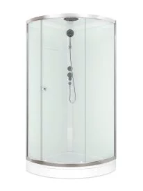 Душевая кабина Domani-Spa Simple низкий поддон 90x90 см цвет хром