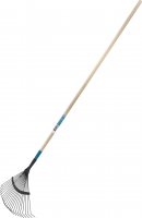 Грабли веерные Fiskars Plantic Light 22 зуба 176 см сталь с черенком