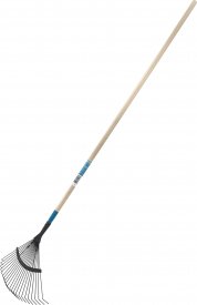 Грабли веерные Fiskars Plantic Light 22 зуба 176 см сталь с черенком
