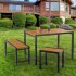 Стол складной Loft 48.5x40.5x42 см полипропилен бежевый