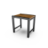 Табурет Loft Delux 38x38x47 см дерево/сталь черный