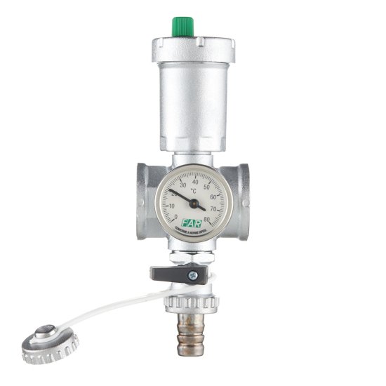 Узел Far 1 ВР(г) х 1 ВР(г) с автоматическим воздухоотводчиком (FK 3438 1)