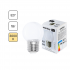 Лампа светодиодная Smartbuy Clear G45-01W/3000/E27 E27 220 В 1 Вт шар малый 80 лм цвет света теплый белый