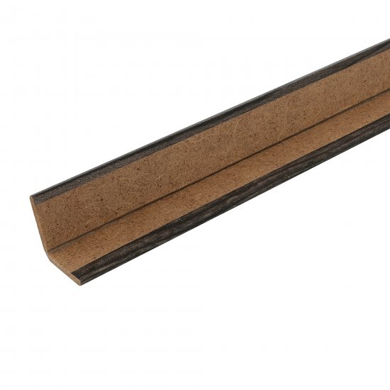 Уголок универсальный МДФ Зебрано 24x24x2600 мм