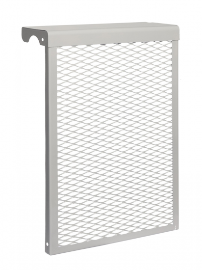 Экран на батарею 7 секций 62x66x15 см белый