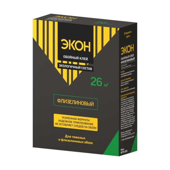 Обойный клей ЭКОН Флизелиновый