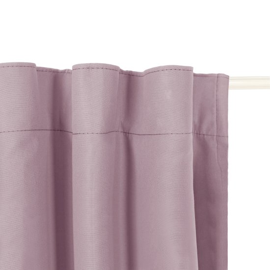 Штора на ленте блэкаут Столица текстиля Bordeaux 200x300 см цвет розовый