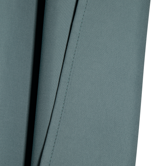 Штора на ленте блэкаут Столица текстиля Bordeaux 200x300 см цвет сине-зеленый