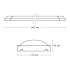 Светильник линейный светодиодный Gauss WLF-4 1185 мм 36 Вт нейтральный белый свет